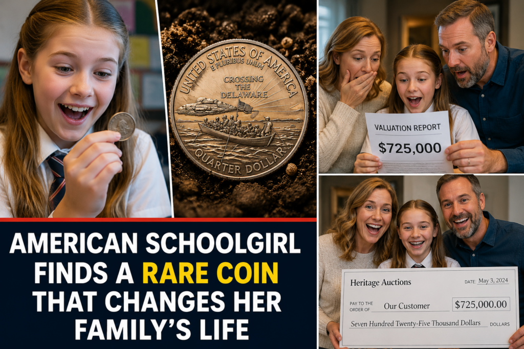 American Schoolgirl Finds a Rare Coin That Changes Her Family’s Life