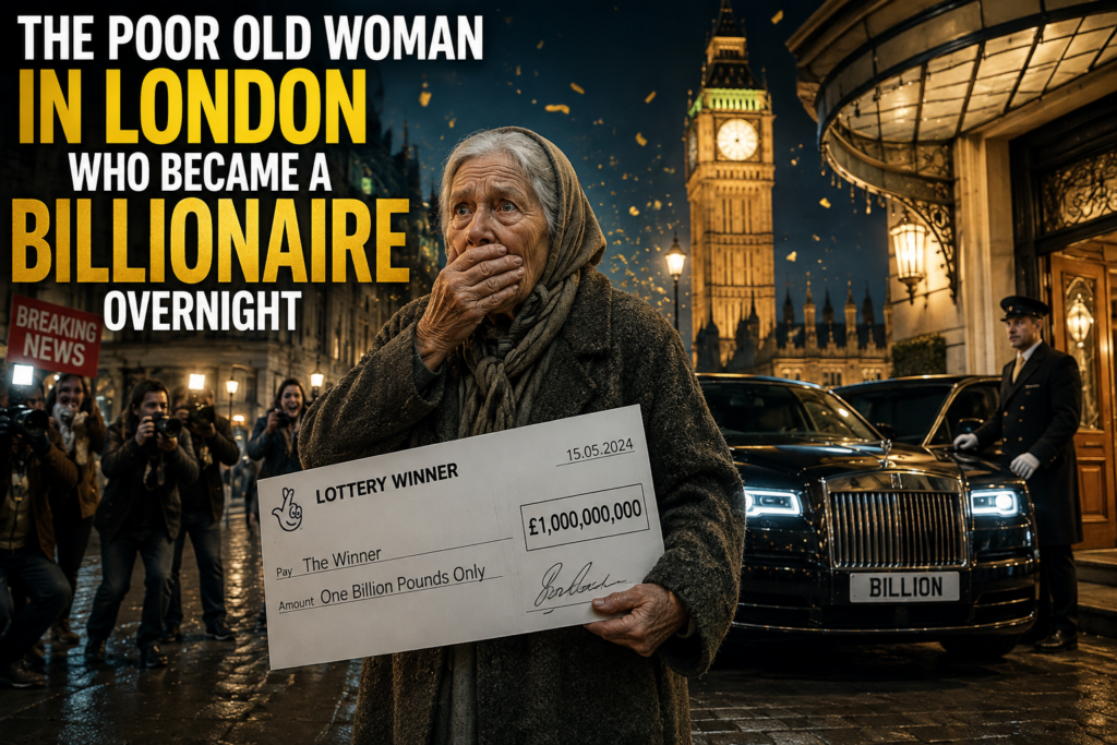 The Poor Old Woman in London Who Became a Billionaire Overnight